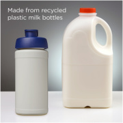 Baseline 500ml recyklovaná športová fľaša s vyklápacím viečkom