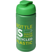 Baseline 500ml recyklovaná športová fľaša s vyklápacím viečkom