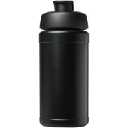 Baseline 500ml recyklovaná športová fľaša s vyklápacím viečkom
