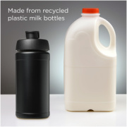 Baseline 500ml recyklovaná športová fľaša s vyklápacím viečkom