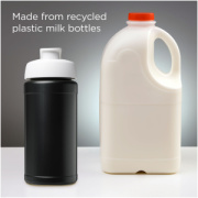 Baseline 500ml recyklovaná športová fľaša s vyklápacím viečkom