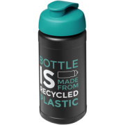 Baseline 500ml recyklovaná športová fľaša s vyklápacím viečkom