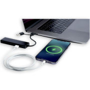 Rise USB 2.0 hub z RCS recyklovaného hliníka - Tekio