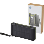 Soldy 10000mAh recyklovaná RCS plastová solárna dynamická powerbanka
