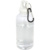 Oregon 400ml fľaša s karabínou z RCS certifikovaného recyklovaného plastu, farba - bílá