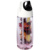 HydroFruit 700ml športová fľaša s vyklápacím viečkom a infuzérom z recyklovaného plastu, farba - průhledná bílá