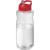 H2O Active® Big Base litrová športová fľaša s viečkom s hubicou, farba - červená