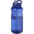 H2O Active® Eco Big Base litrová športová fľaša s viečkom s hubicou, farba - modrá