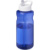 H2O Active® Eco Big Base litrová športová fľaša s viečkom s hubicou, farba - modrá