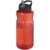 H2O Active® Eco Big Base litrová športová fľaša s viečkom s hubicou, farba - červená