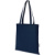 Zeus GRS recyklovaná netkaná bežná nákupná taška, 6 l, farba - námořnická modř