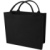 Page recyklovaná nákupná taška, 500 g/m², farba - černá