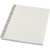 Desk-Mate® farebný krúžkový zápisník A5, farba - slonovinově bílá