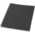 Desk-Mate® farebný krúžkový zápisník A5, farba - černá