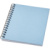 Desk-Mate® recyklovaný farebný krúžkový zápisník A6, farba - světle modrá