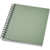 Desk-Mate® recyklovaný farebný krúžkový zápisník A6, farba - světle zelená