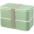 MIYO Renew dvojposchodový jedálenský box, farba - zelená