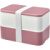 MIYO Renew dvojposchodový jedálenský box, farba - ružová