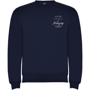 Clasica unisex sveter s výstrihom crewneck