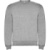 Clasica unisex sveter s výstrihom crewneck - Roly, farba - melírovaná šedá, veľkosť - XL