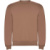 Clasica unisex sveter s výstrihom crewneck - Roly, farba - moka, veľkosť - XXL