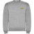 Clasica detský sveter s výstrihom crewneck - Roly, farba - melírovaná šedá, veľkosť - 9/10