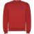 Clasica detský sveter s výstrihom crewneck - Roly, farba - červená, veľkosť - 7/8