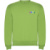Clasica detský sveter s výstrihom crewneck - Roly, farba - oázová zelená, veľkosť - 3/4