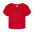 Dámske tričko Micro Rib Baby Tee - Bella+Canvas, farba - solid red blend, veľkosť - XS