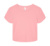 Dámske tričko Micro Rib Baby Tee - Bella+Canvas, farba - solid pink blend, veľkosť - XS