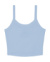 Dámske tielko Micro Rib Spaghetti Strap Tank - Bella+Canvas, farba - solid baby blue blend, veľkosť - 2XL