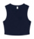 Dámske tielko Micro Rib Muscle Crop Tank - Bella+Canvas, farba - solid navy blend, veľkosť - 2XL