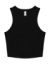 Dámske tielko Micro Rib Racer Tank - Bella+Canvas, farba - solid black blend, veľkosť - XL
