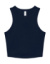 Dámske tielko Micro Rib Racer Tank - Bella+Canvas, farba - solid navy blend, veľkosť - S
