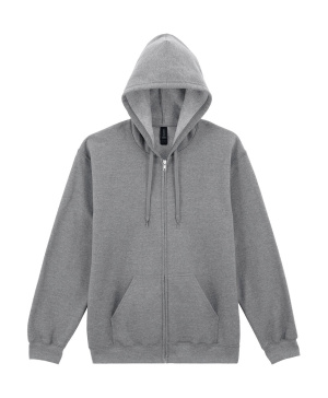Mikina s kapucňou a zipsom Softstyle Midweight