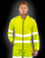 Recyklovaný potlačiteľný bezpečnostný í Softshell - Result, farba - fluorescent yellow, veľkosť - S
