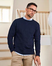 Pulóver Ribbed Interlock Crew Neck - Tee Jays