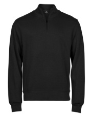 Mikina Ribbed Interlock Half Zip - Tee Jays