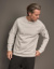 Mikina Athletic Crew Neck  - Tee Jays, farba - heather grey, veľkosť - XS