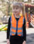 Detská bezpečnostná vesta Action - Korntex, farba - plane orange, veľkosť - 2XS