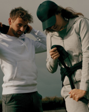 Ľahká mikina s kapucňou IQONIQ Rila z recykl. bavlny - Iqoniq