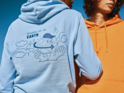 Ľahká mikina s kapucňou IQONIQ Rila z recykl. bavlny - Iqoniq