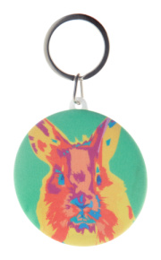 KeyBadge RPET Maxi RPET placka prívesok na kľúče