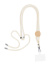 Cohol Neck lanyard s držiakom na mobilný telefón, kruh, farba - natural, veľkosť - 32×800×10 mm