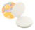 CreaStick Circle bloček so samolepiacimi lístkami na zákazku, farba - white, veľkosť - Ø75×9 mm