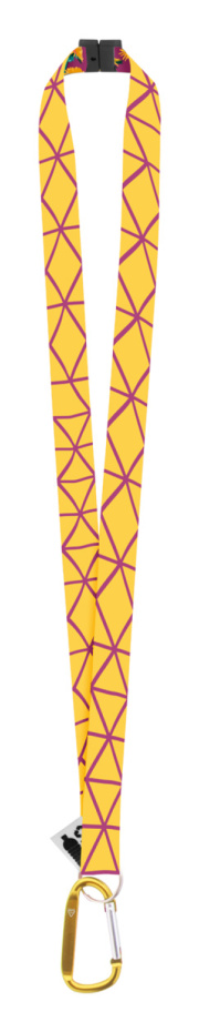 Subyard XL Safe RPET šnúrka na krk so sublimačnou potlačou na zákazku