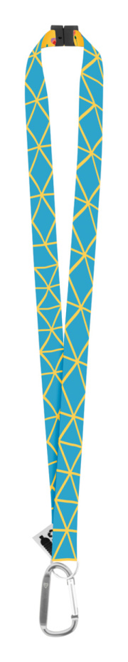 Subyard XL Safe RPET šnúrka na krk so sublimačnou potlačou na zákazku