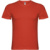 Samoyedo pánské tričko s krátkým rukávem s výstřihem do V - Roly, farba - červená, veľkosť - S