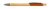APULI SOFT guľôčkové pero bambus/ kov, farba - oranžová