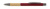 DORIO SOFT guľôčkové pero bambus/ kov, farba - červená